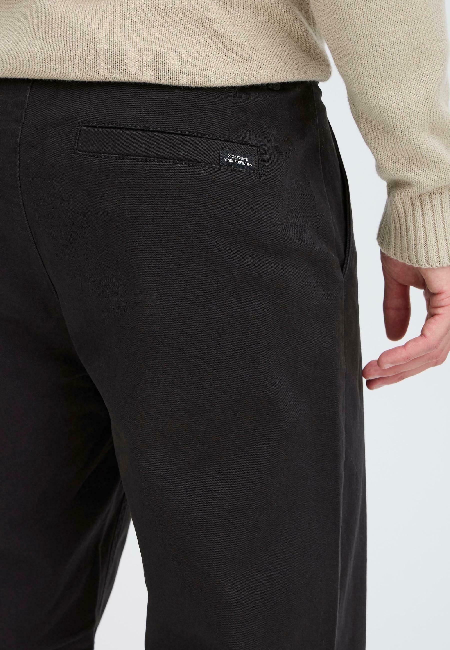Mélange BHNATAN JAMBES LARGES - Chinos - noir