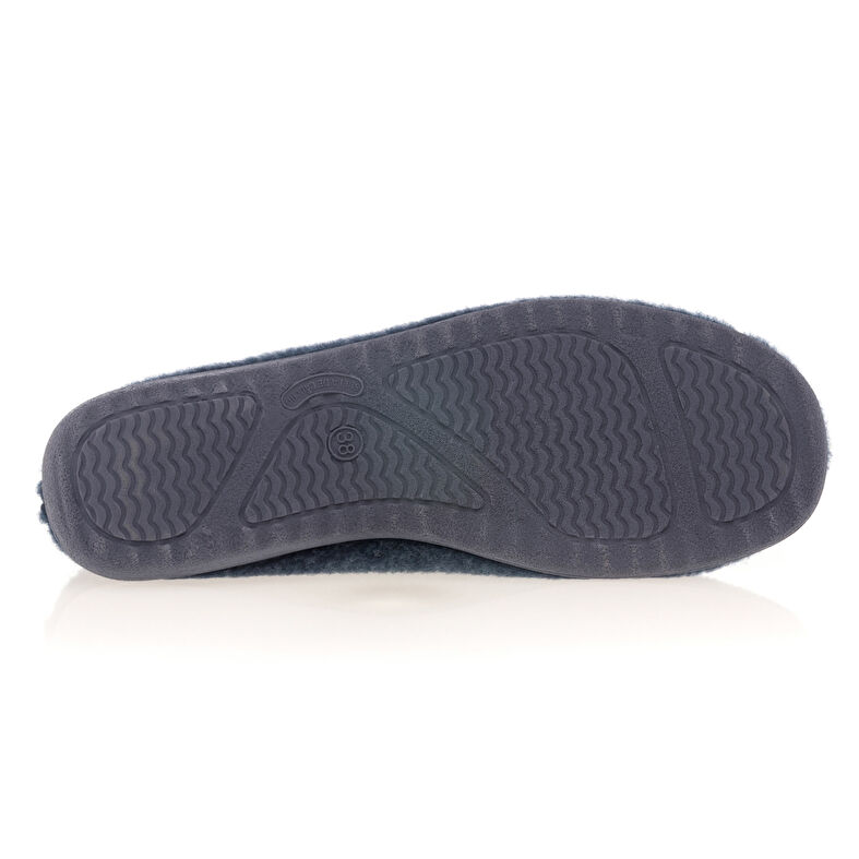 Pantoufles Femme Bleu