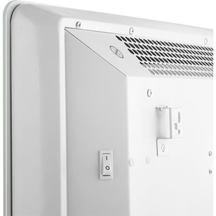 Radiateur intelligent Wi-Fi en verre - SENCOR - SCF 4740WH - 2400 W - 2 niveaux - Thermostat - Blanc