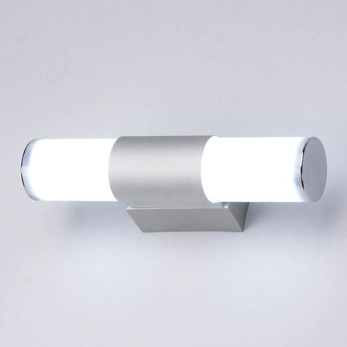 Aplique de pared LED para baño, acero inoxidable, lámpara de techo con espejo, sala de estar/hogar