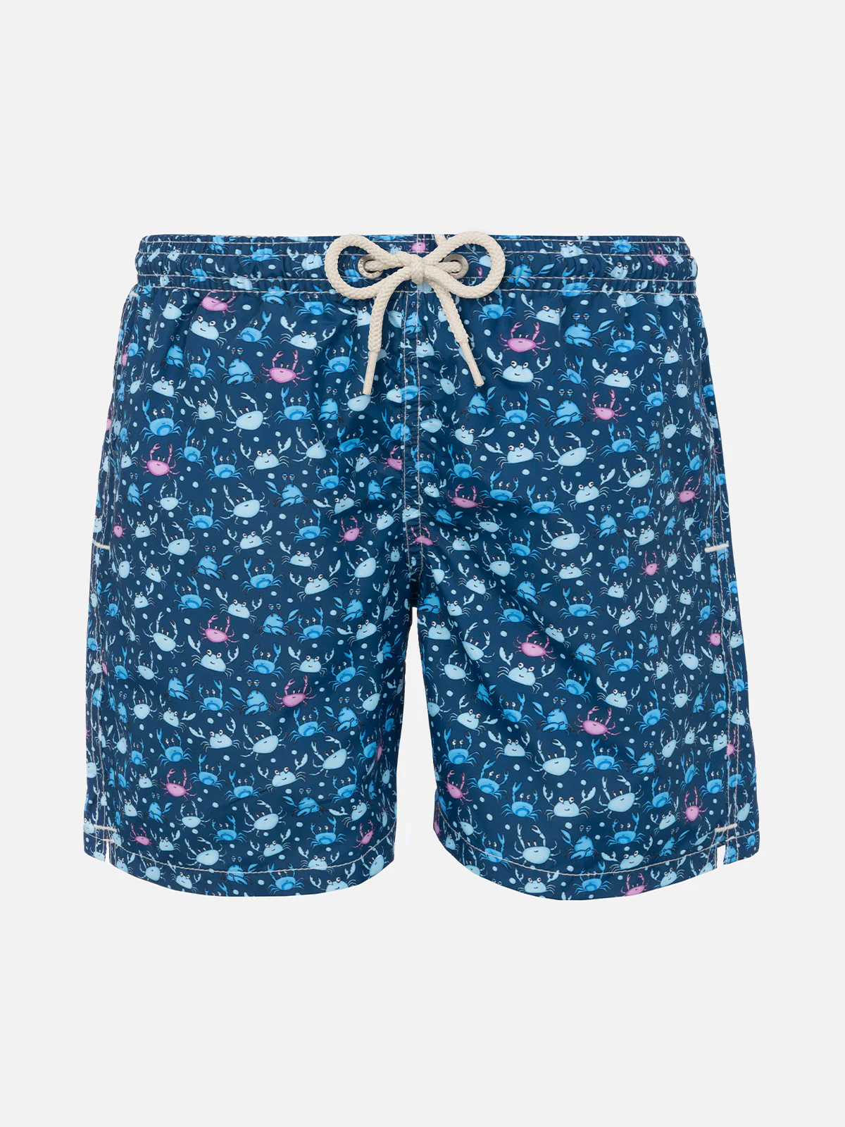 Kinderzwempak met veelkleurige krabprint