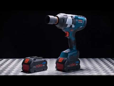 Chave de impacto sem escova BOSCH 18V BITURBO de 3/4 de polegada, modelo GDS 18V-1050 H 06019J8500
