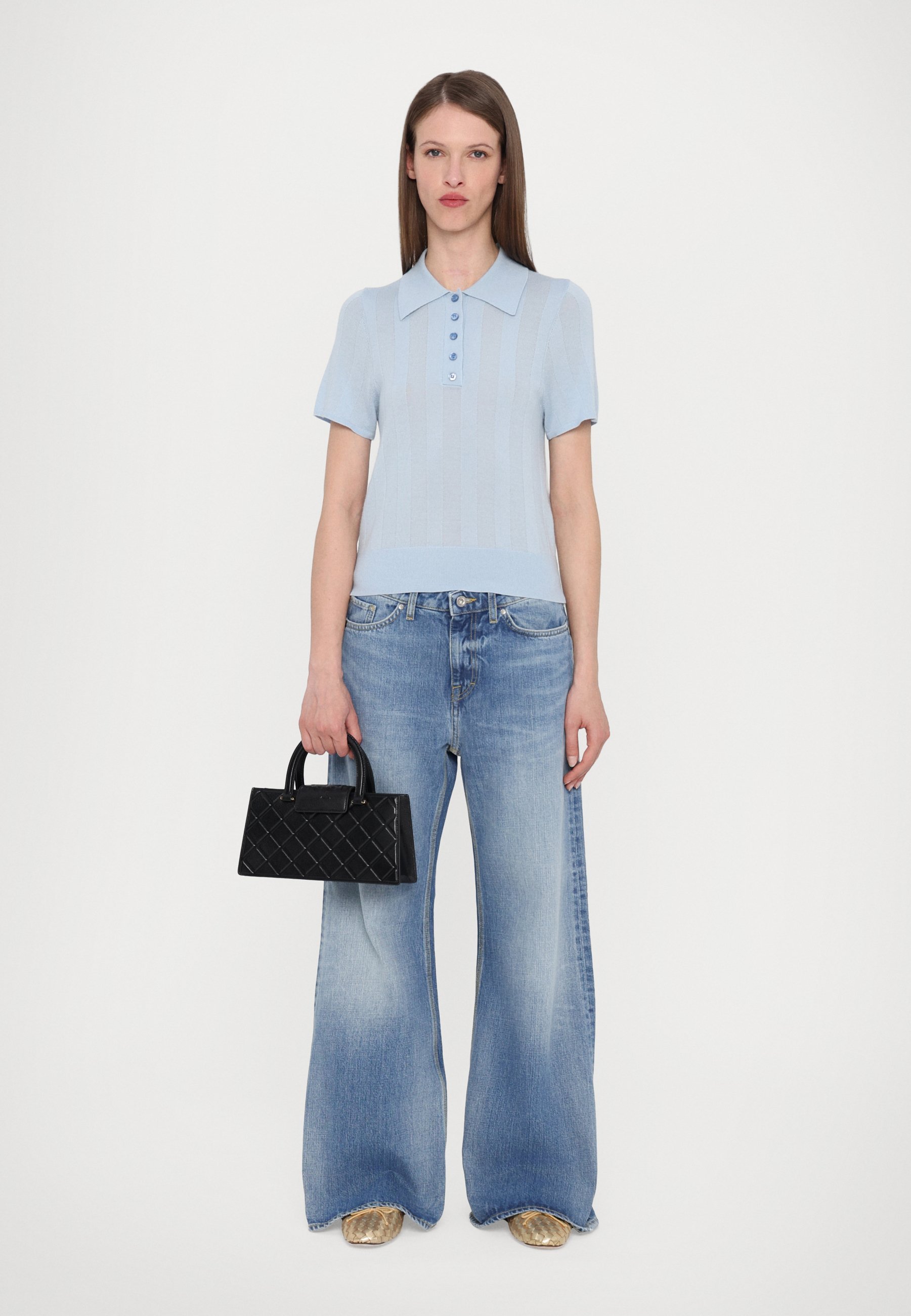 Tory Burch FLEMING TOP HANDGREEP - Handtas - zwart