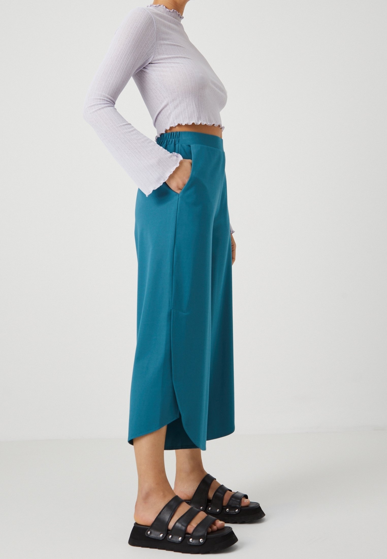 Anna Field Petite Broek - turquoise