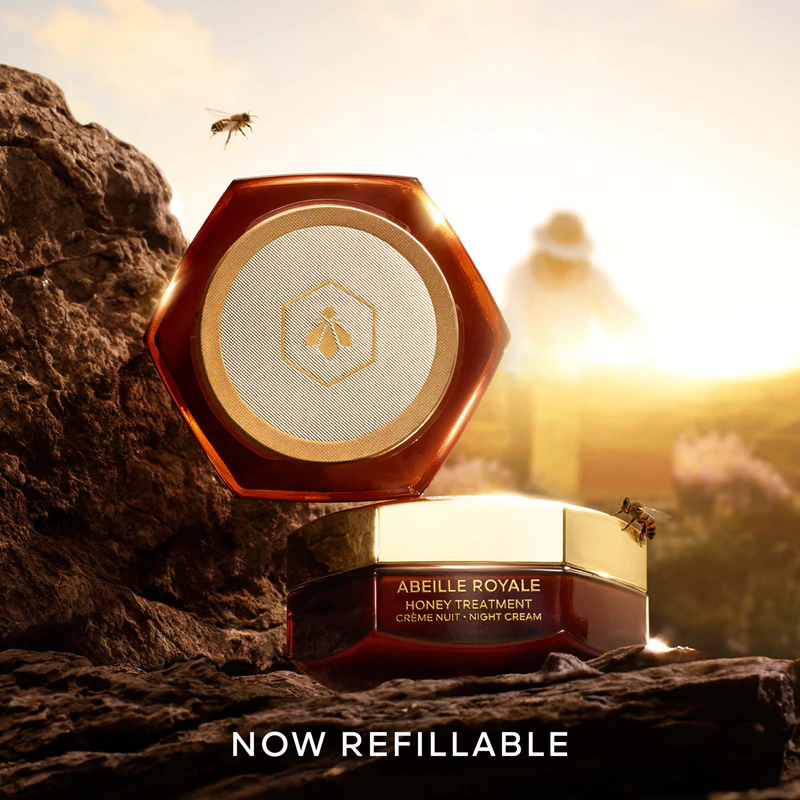 GUERLAIN Abeille Royale Honey Treatment Night Cream spevňujúci a protivráskový nočný krém