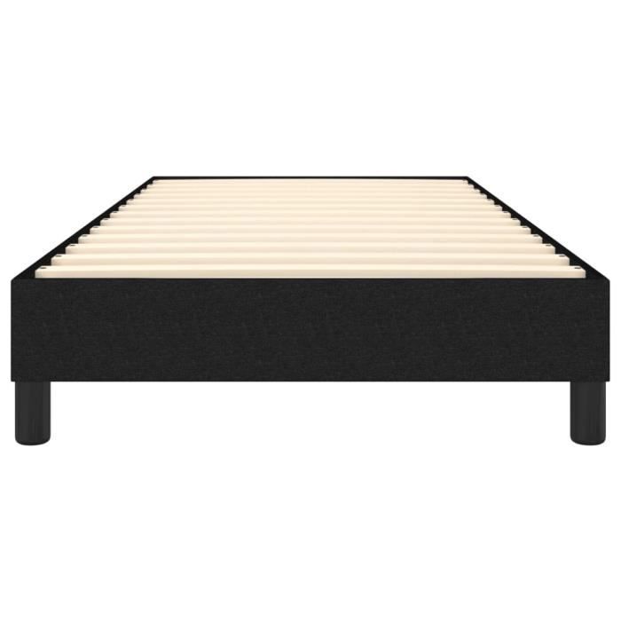 Base de cama negra de 90x200 cm con muelles - yanjiibuy - AB3120486 112258