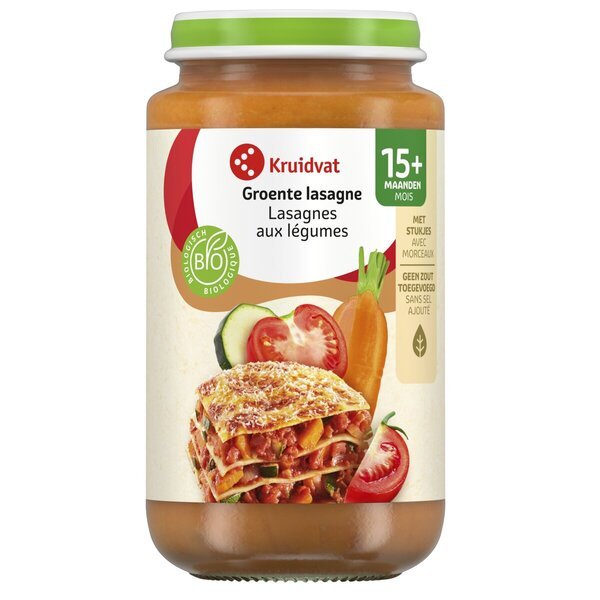 Kruidvat 15+M organski obrok za lazanje od povrća<br>250g