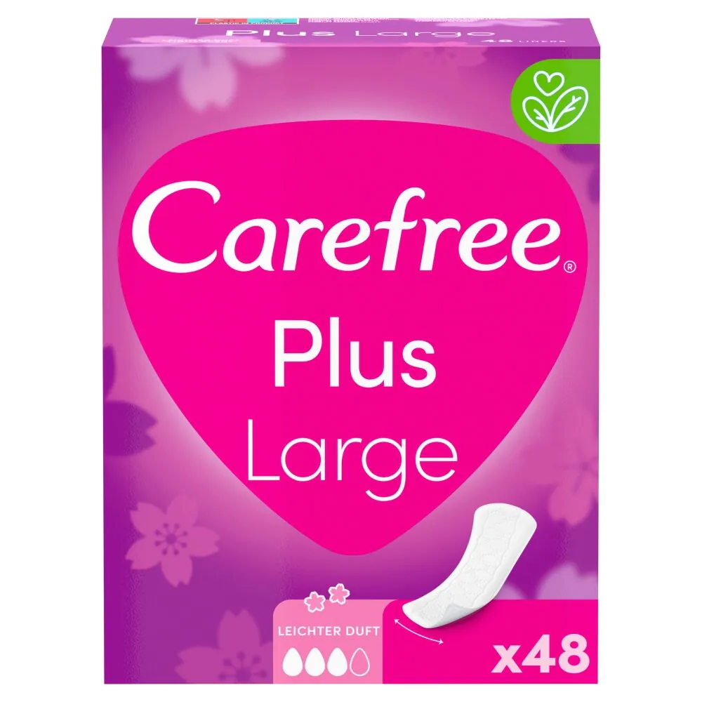 Carefree Plus Light Scent - wkładki higieniczne 48 szt.