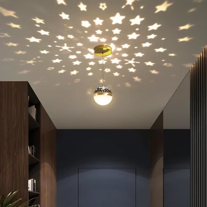 Estrella de hadas colgante - 12 cm - Metal - LED - Para habitación infantil