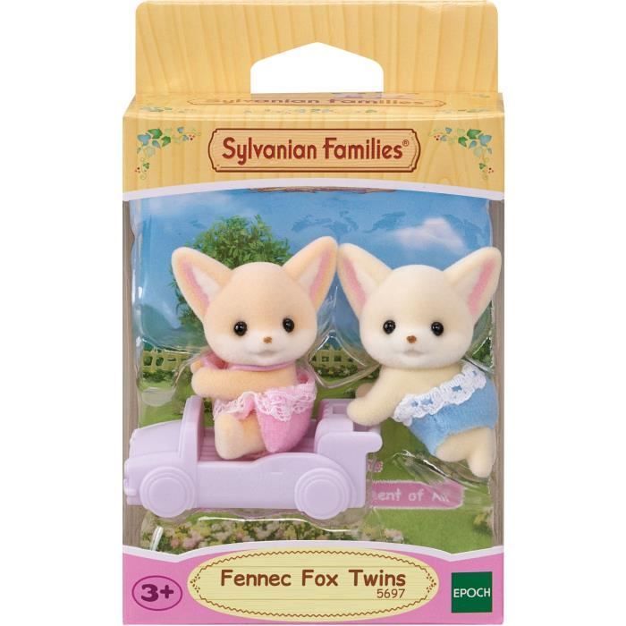 Bambola - SYLVANIAN FAMILIES - Le gemelle Fennec - Modello 5697 - Multicolore - Articolata