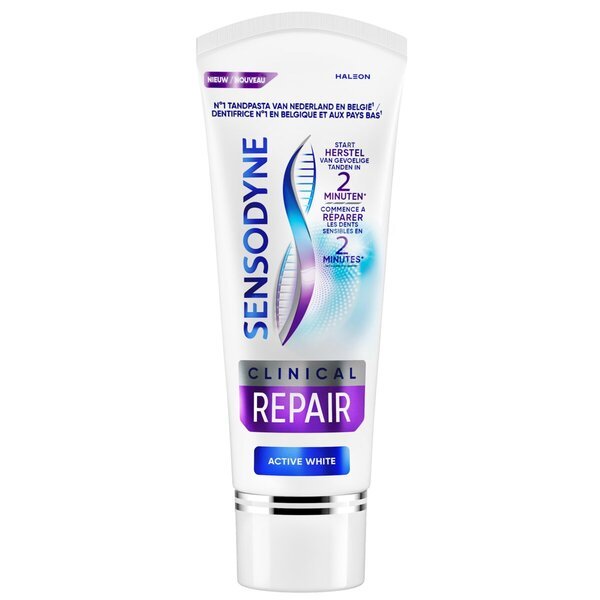 Sensodyne Clinical Repair Active White zubná pasta<br>Zdravotnícka pomôcka - 75 ml