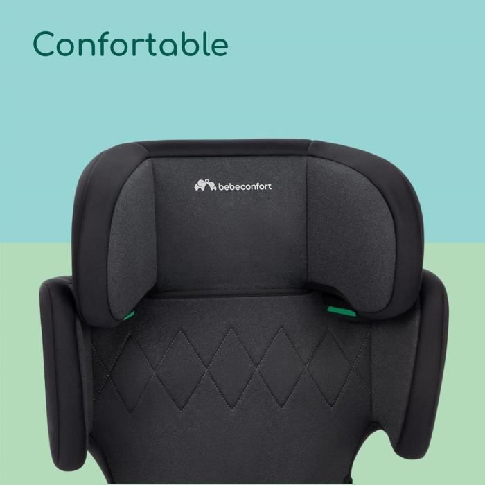 Seggiolino auto BEBECONFORT ROAD SAFE, compatibile con i-Size, gruppo 2/3, rialzo, da 3,5 a 10/12 anni, 100-150 cm, 15-36 kg, NERO TINTEGGIATO