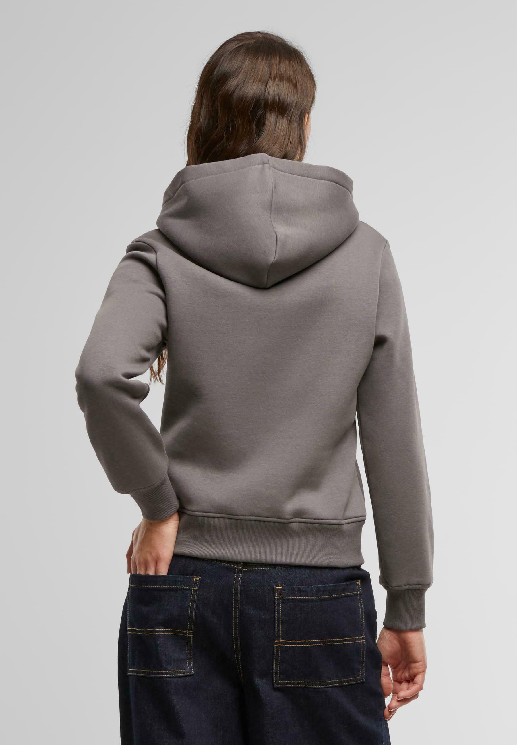 Felpa con cappuccio Urban Classics REGULAR - grigio nuvola