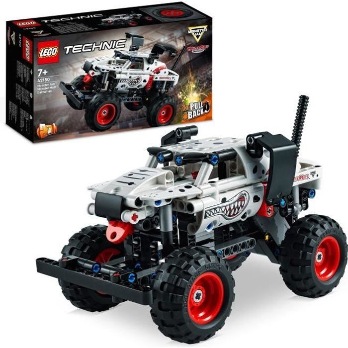LEGO® Technic 42150 Monster Jam Monster Mutt Dalmatian, 2 in 1, Monster Truck Giocattolo, Auto
