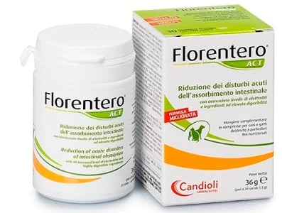 FLORENTERO Florentero Act Voedingssupplement voor honden en katten 120 tabletten Darmstoornissen