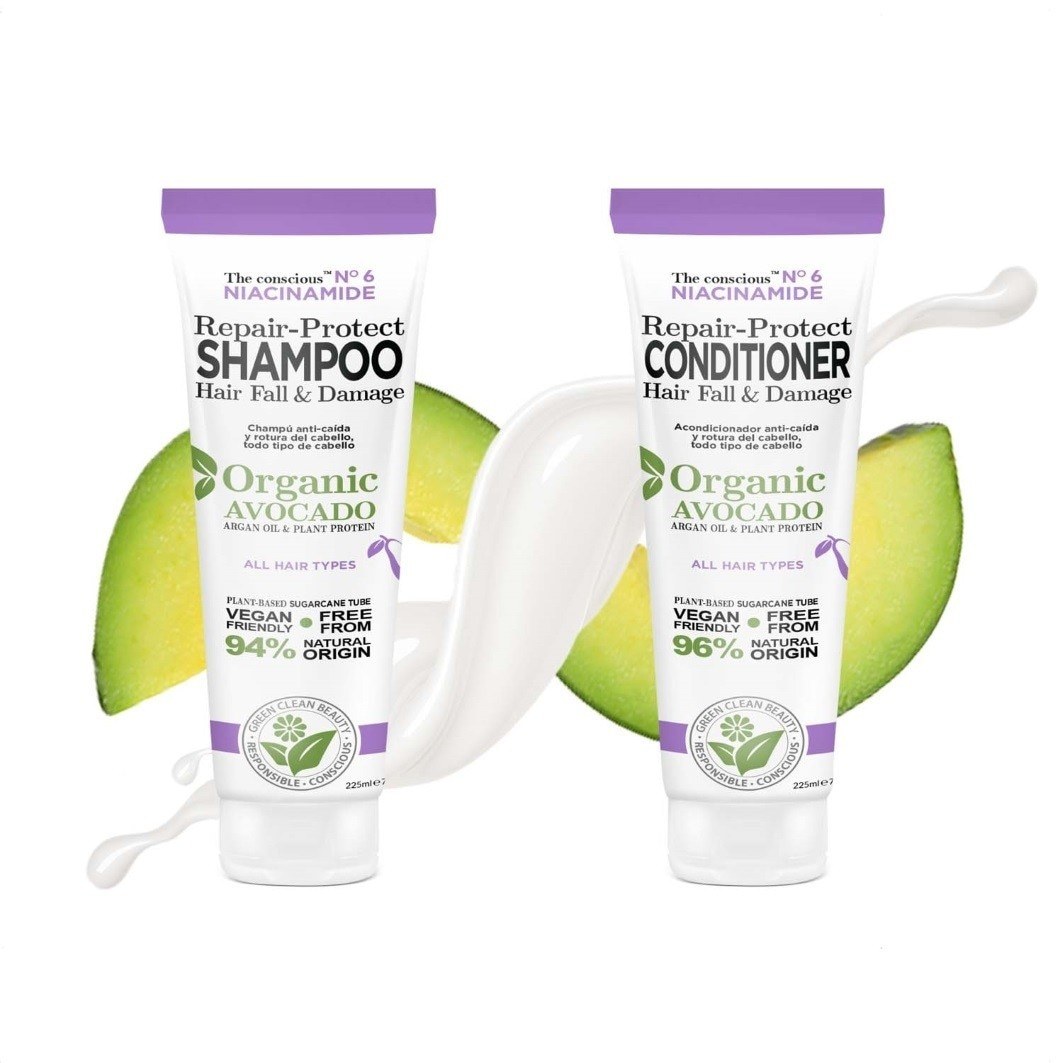 The conscious™ šampon za kosu, niacinamid, regenerator i zaštitu - 225 ml