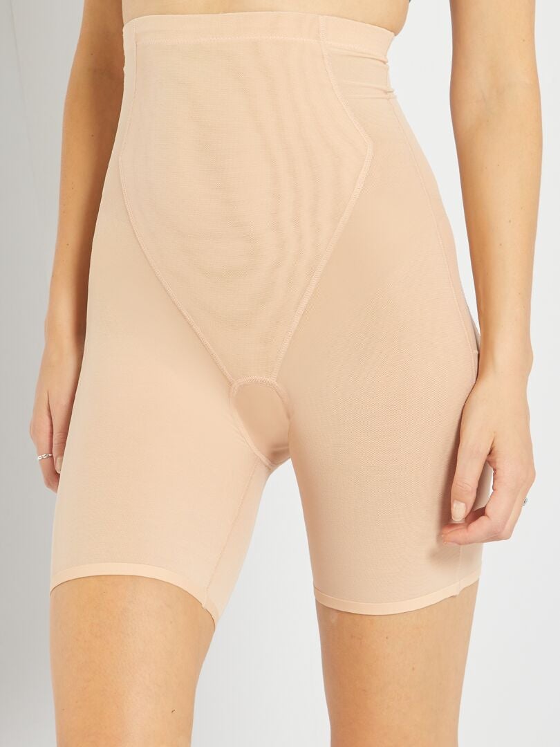 Bermuda moldeadoras de talle alto de By Bra - BEIGE