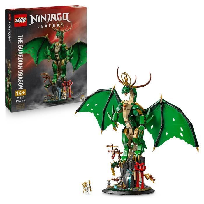 LEGO NINJAGO 71847 Le Dragon Gardien - Jeu de Construction de Figurine - Garçon dès 14 Ans