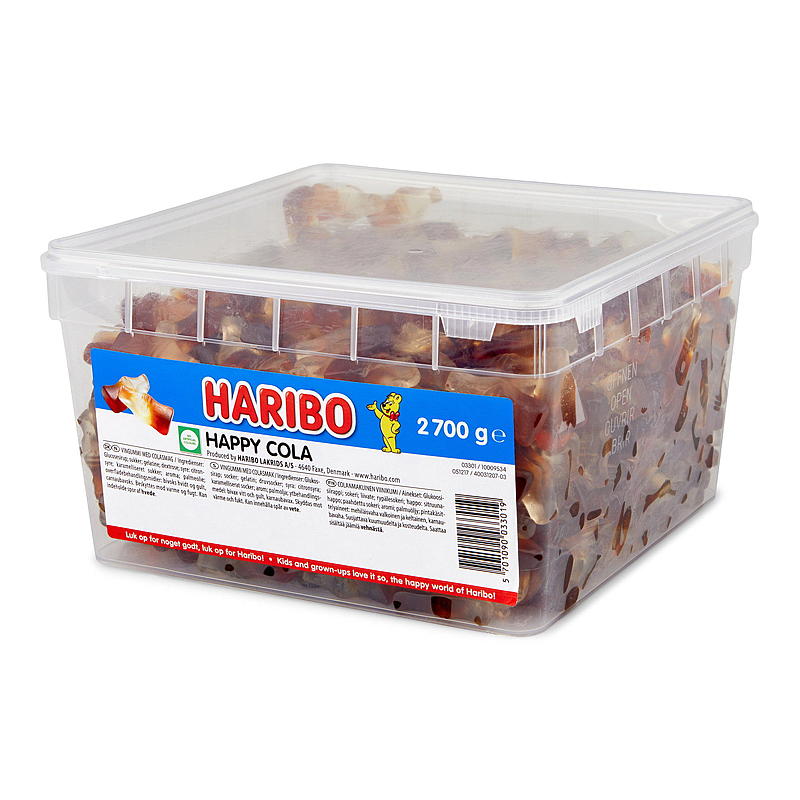KnallGoodt Happy colaflaskor Haribo 2,7 kg