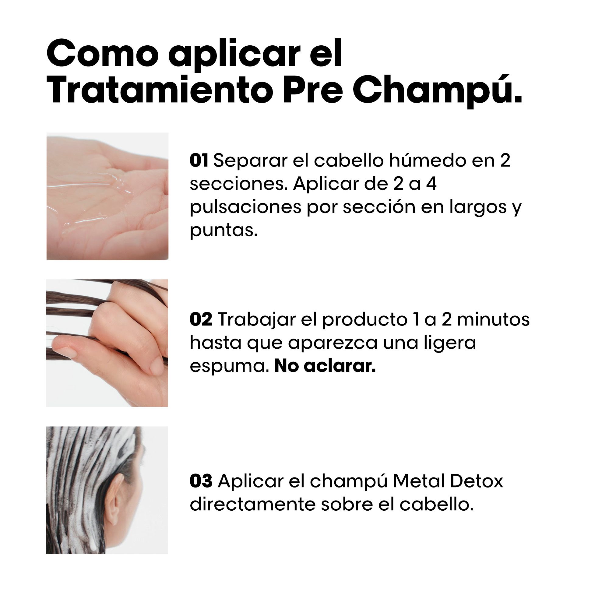 Serie Expert Metal Detox tretman prije šamponiranja za farbanu i oštećenu kosu Frizerski tretmani