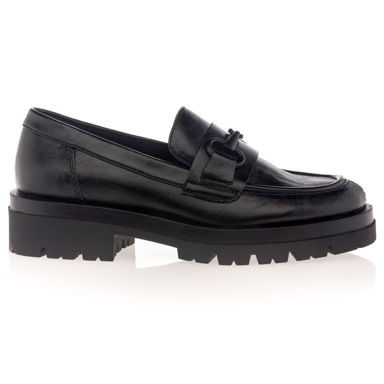 Svarte loafers/båtsko til dame