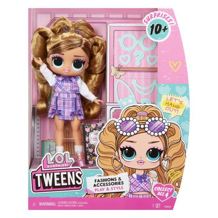 Modepop - LOL Surprise - Tweens Core Doll Fancy Gurl - 27 cm - Meerkleurig - Inclusief accessoires