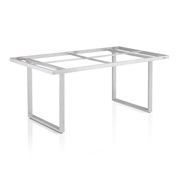 Stelaż stołu Ego Modular Dining 160 x 95 x 68 cm srebrny