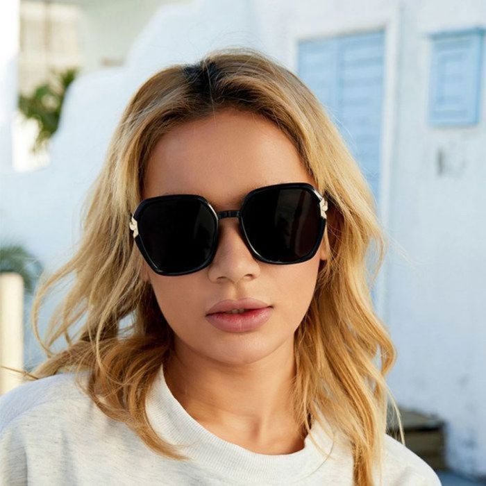 Gafas de sol - EINNENFFER - Extragrandes - UV400 - Gris - Negro