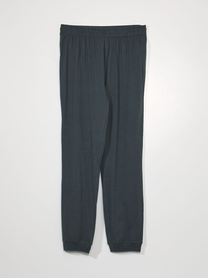 Pijama comprido de malha - 2 peças - VERDE