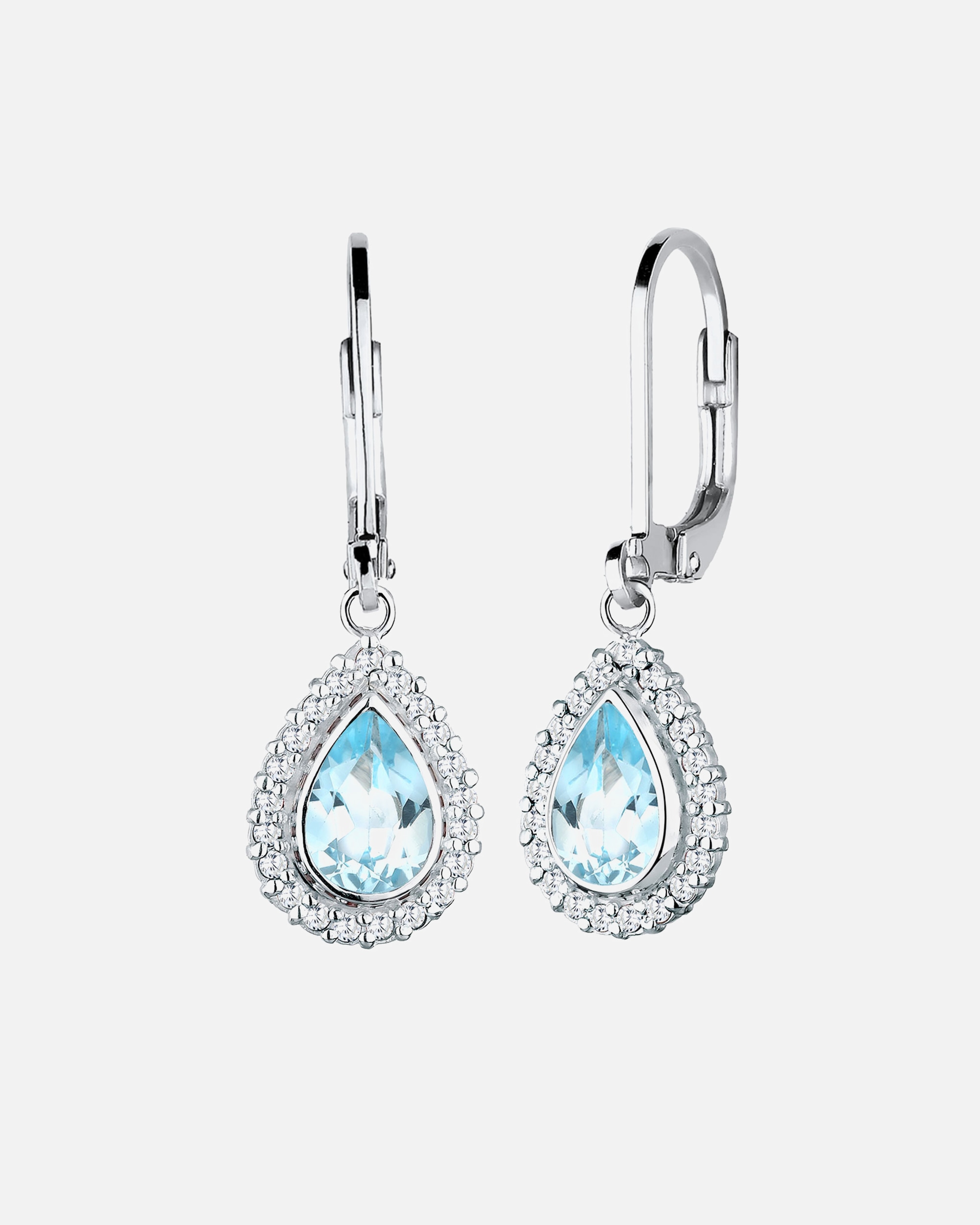 Elli Goutte Topas Zircone Femme (925/1000) Argent