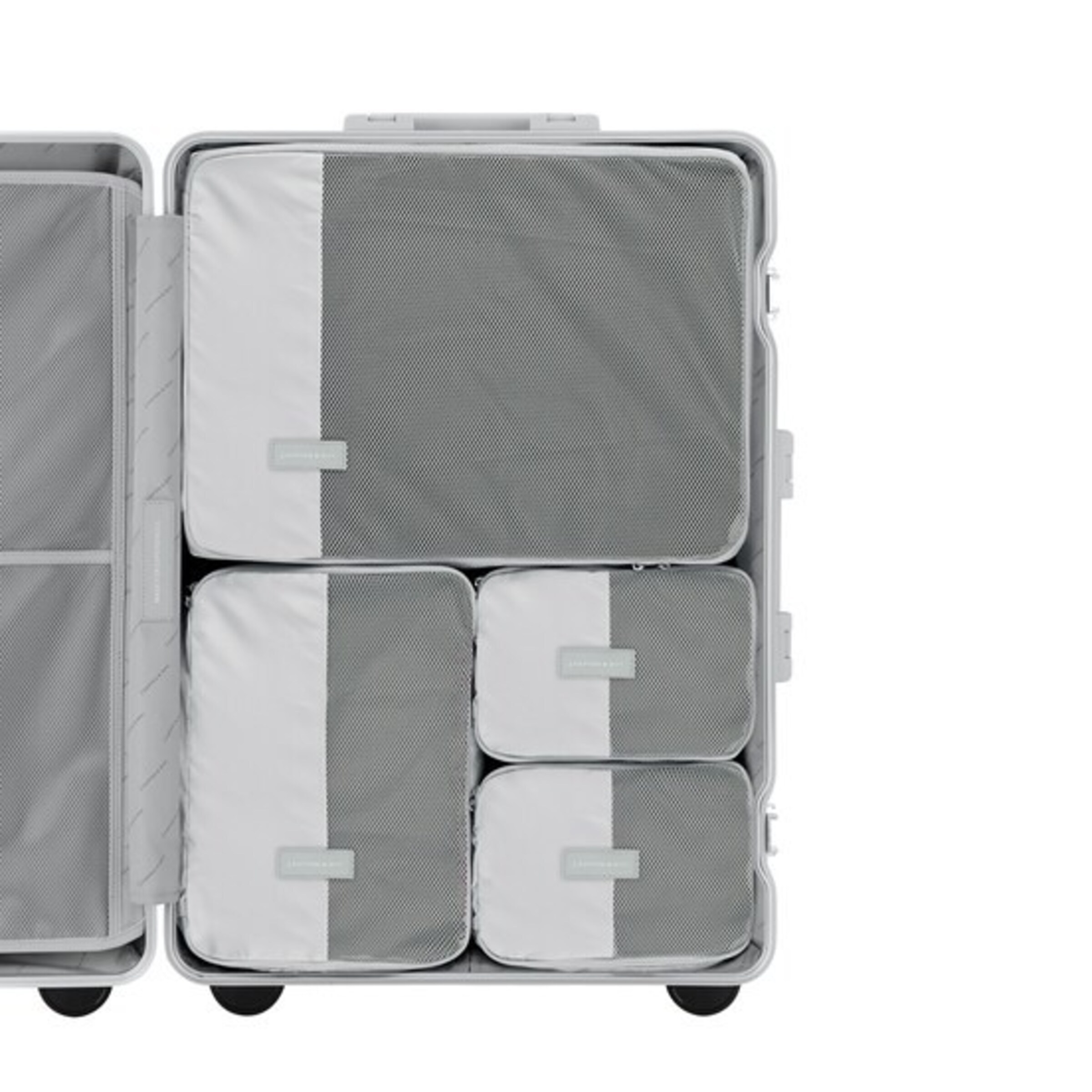 Ensemble en aluminium argenté Heathrow
