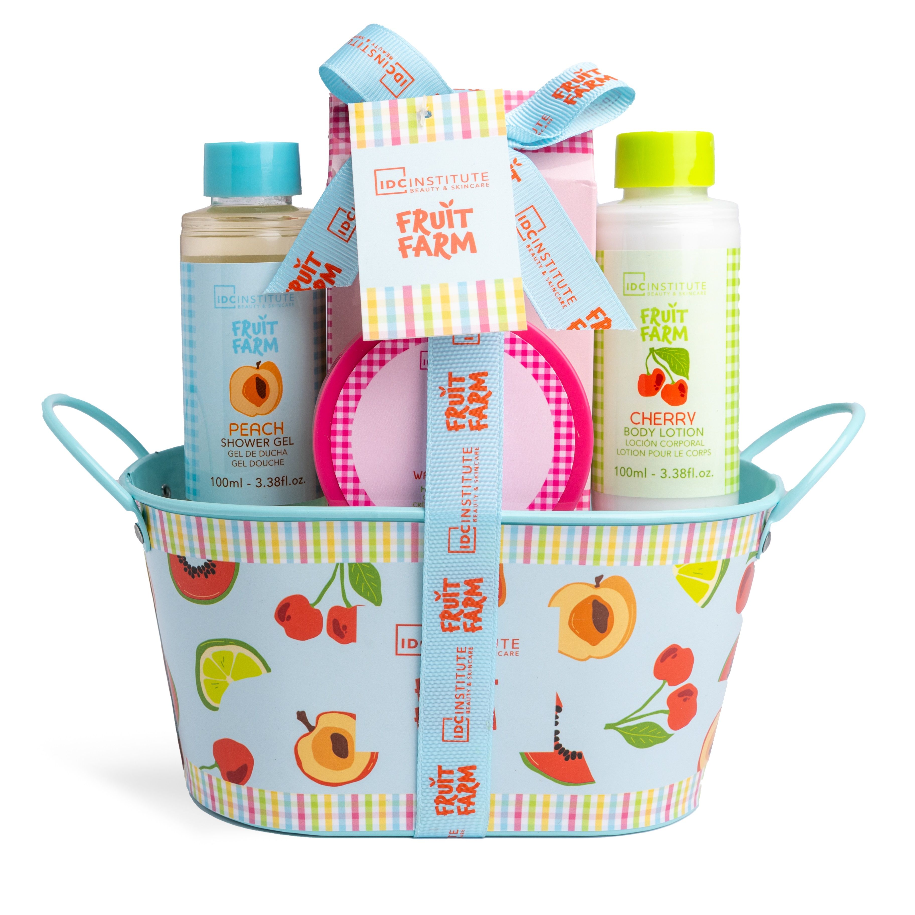 Fruit Farm Pamper skārda komplekts Vannas produkti