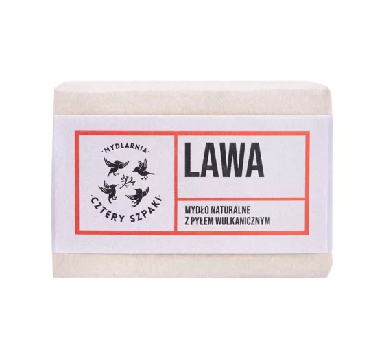 Mydlarnia Cztery Szpaki mydło w kostce Lawa 110g