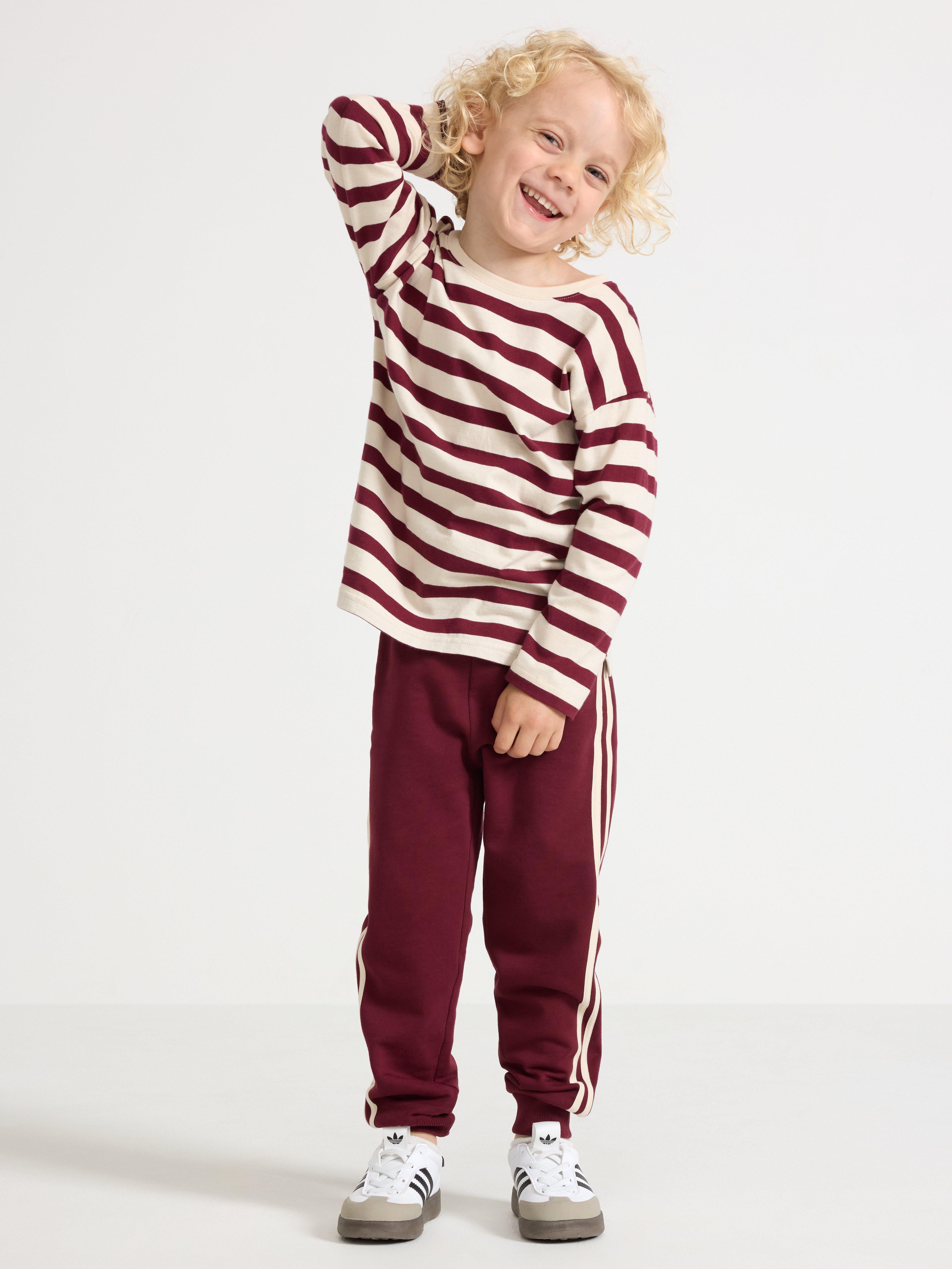 Långärmad topp Dk dusty red