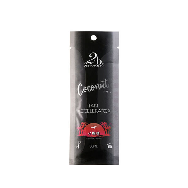 Sachês de Acelerador de Bronzeado de Coco 2bTanned FPS 6 (3 x 20ml)
