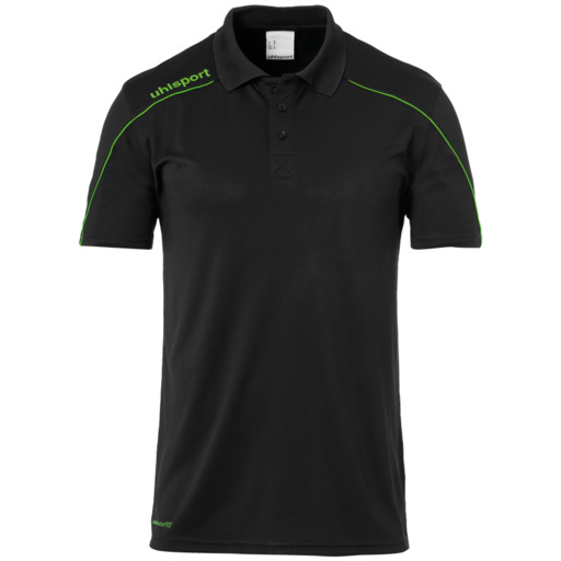  Polo Stream 22 Noir Uhlsport