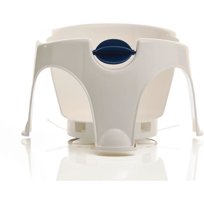 Anello da bagno bianco per neonati THERMOBABY AQUAFUN - Giocattolo blu