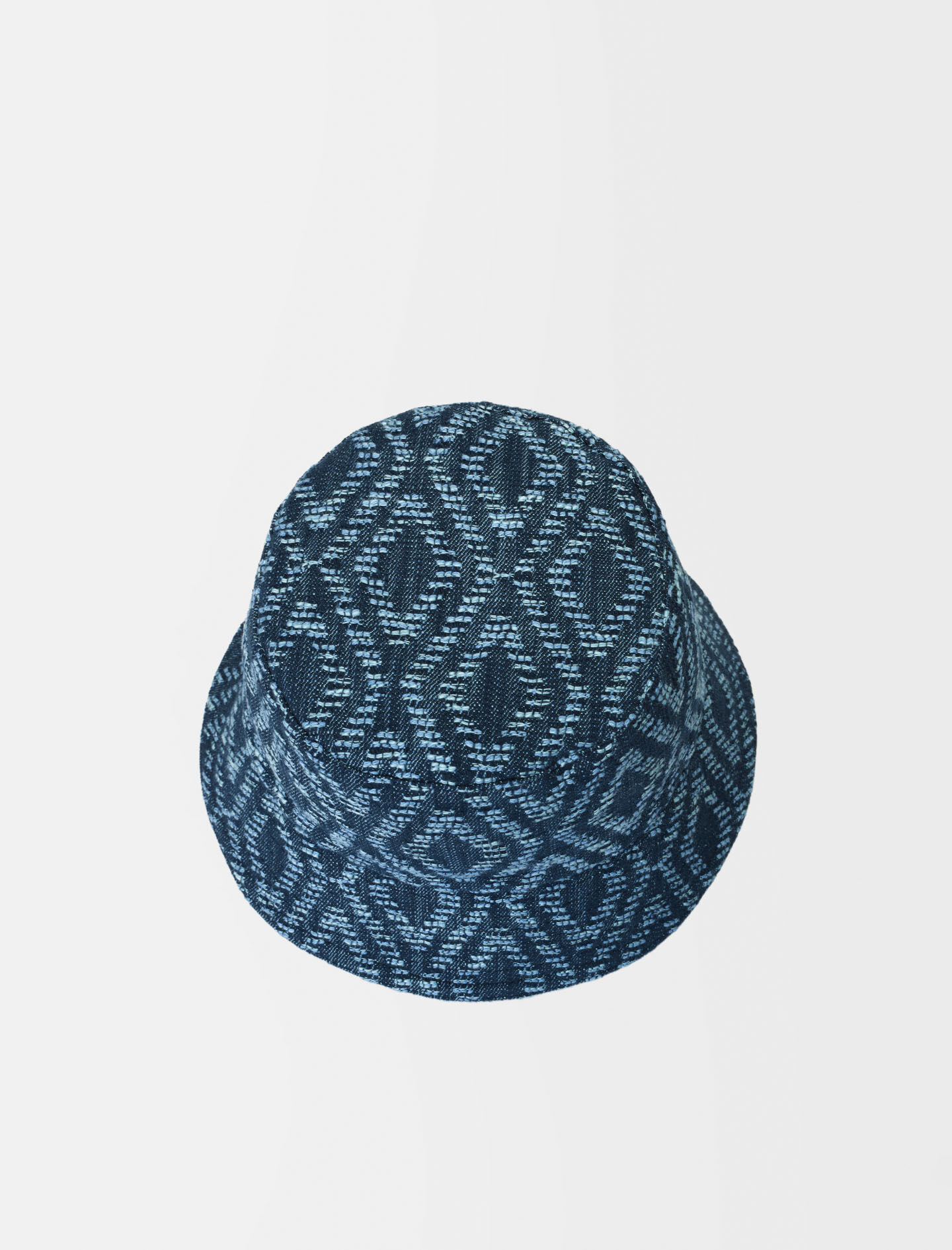 Bob met grafische print - Indigo