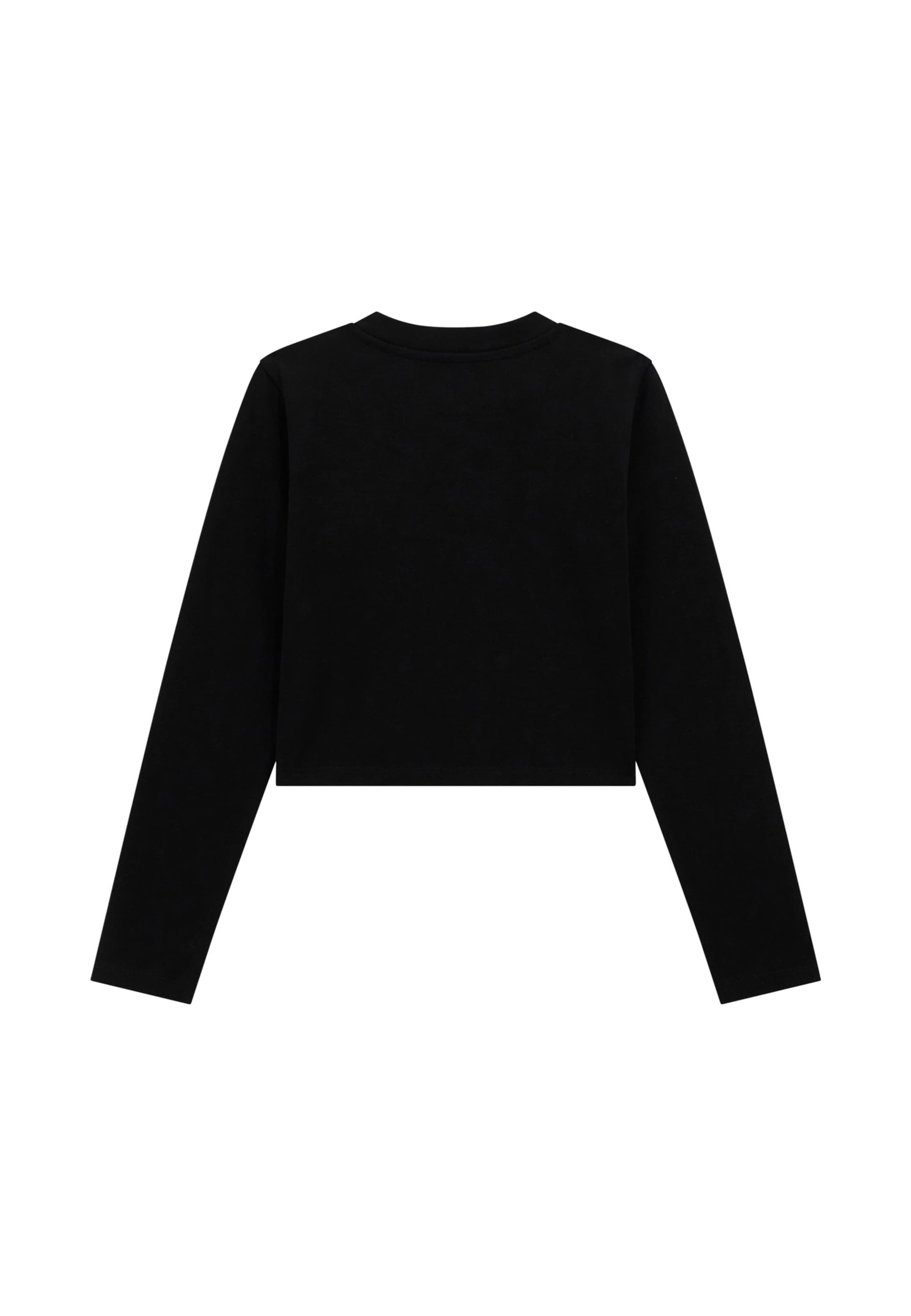 Guess MIT LOGOSTICKEREI - Long sleeved top - schwarz
