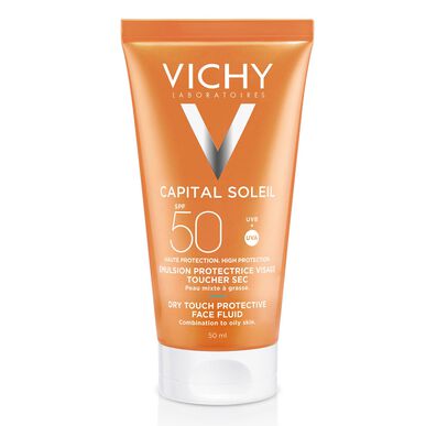 Vichy Ansiktssolkrem Dry Touch SPF 50 50 ml