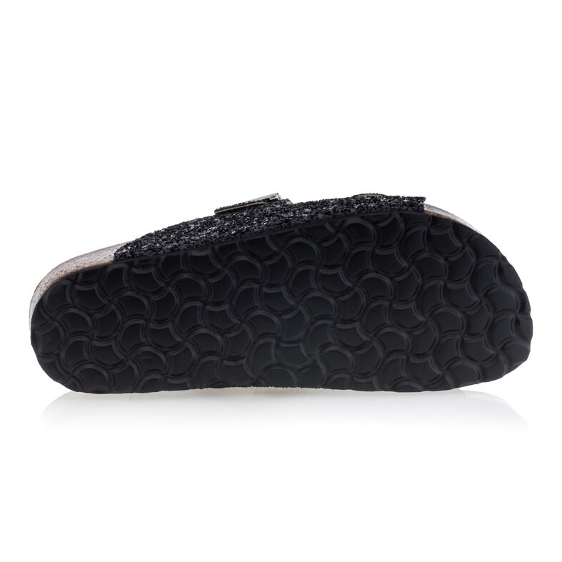 Sandalias negras para mujer / Zapatos de punta abierta