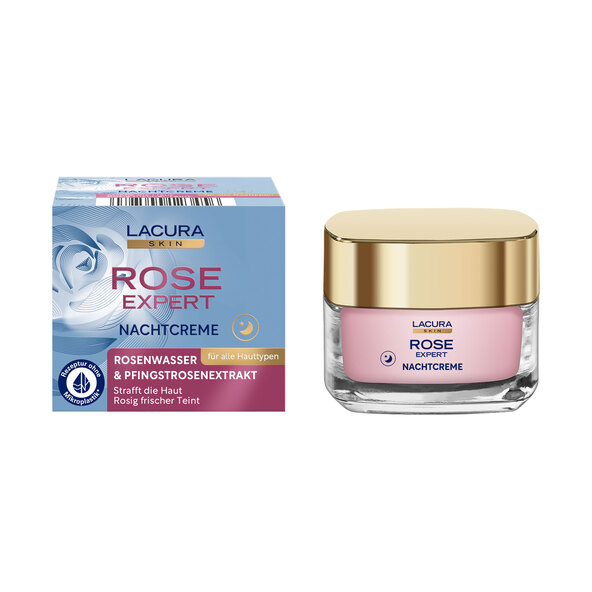 Îngrijire facială Rose Beauty, set de 3 (2 x 50 ml, 1 x 30 ml = 130 ml)
