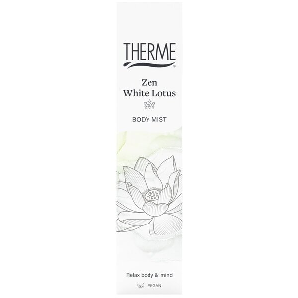 Therme Zen Lotus Alb, Spray de corp energizant, 60 ml