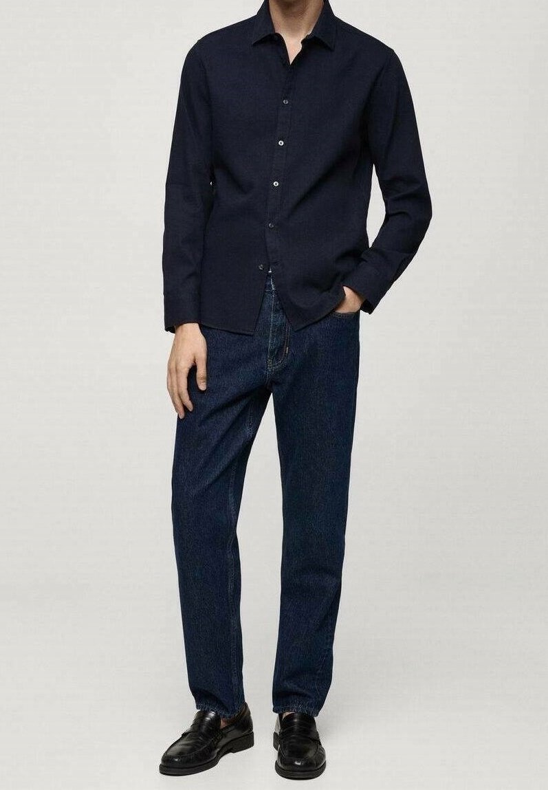 Camicia Mango - blu royal