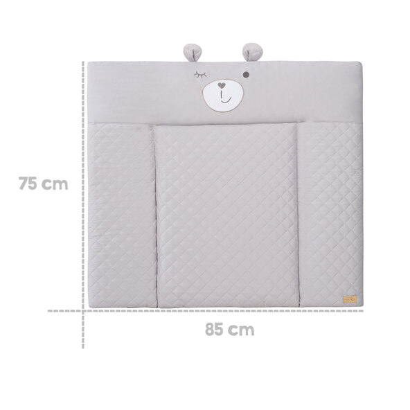 Μαλακό στρώμα αλλαγής με σχέδιο αρκούδας, 85 x 75 εκ.