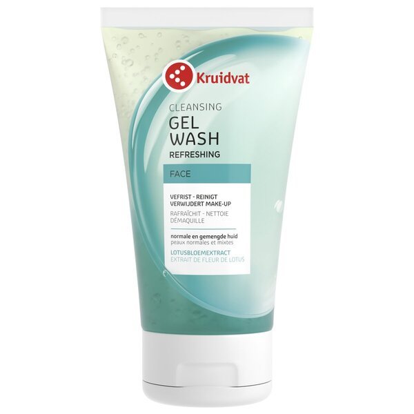 „Kruidvat Cleansing Refreshing Facial“ valomasis gelis<br>150 ml – normaliai ir mišriai odai