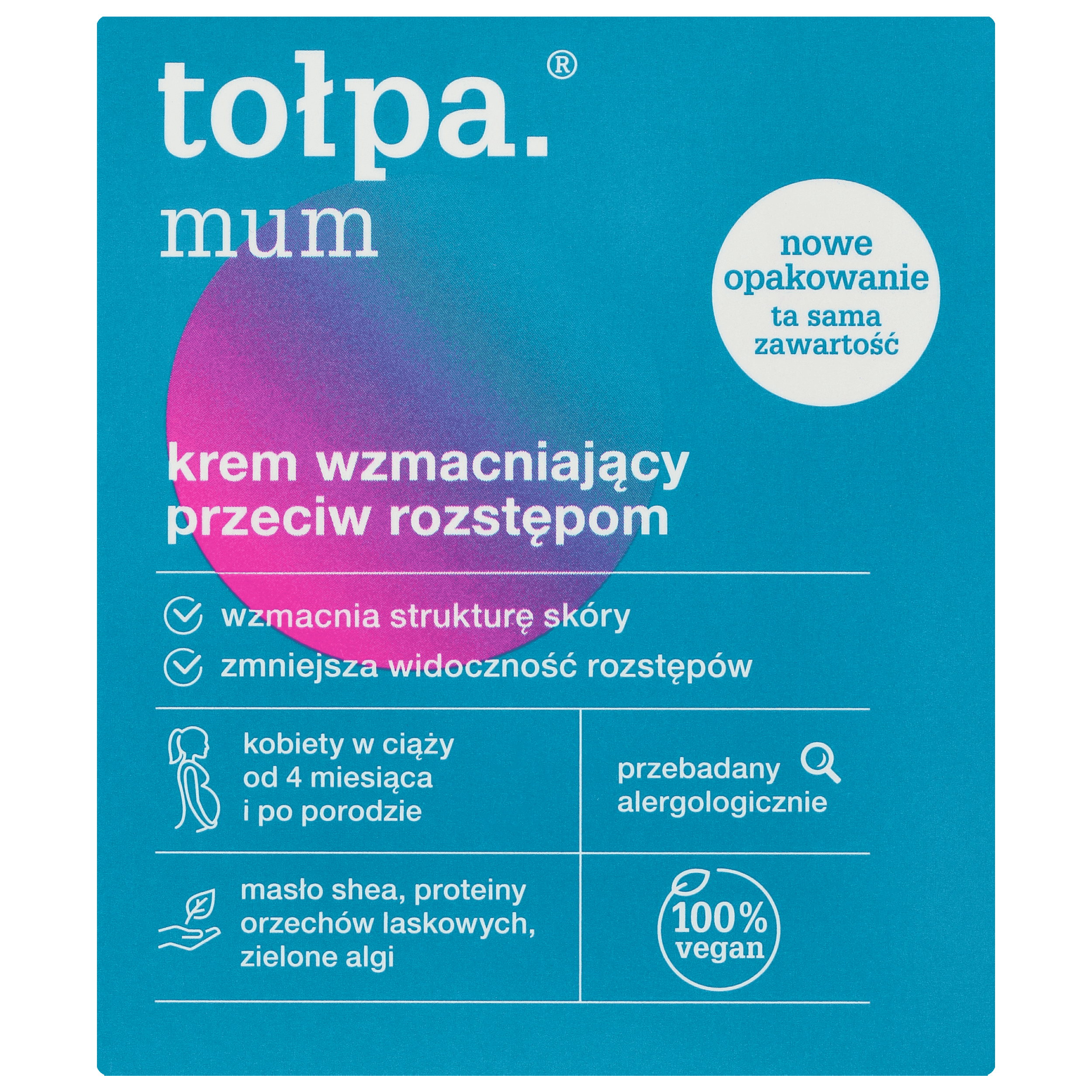 Tołpa body cream 250ml Mum