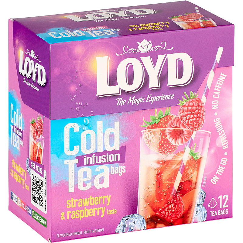 Loyd glassbars 12-pack jordgubb/hallon Loyd