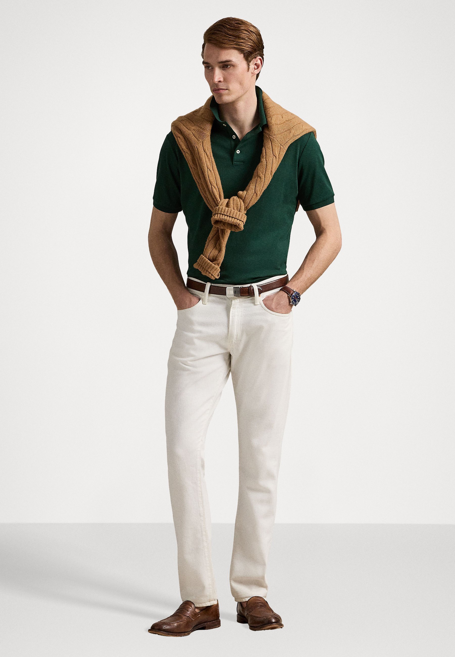 Polo Ralph Lauren MANICA CORTA - Polo - pino vintage