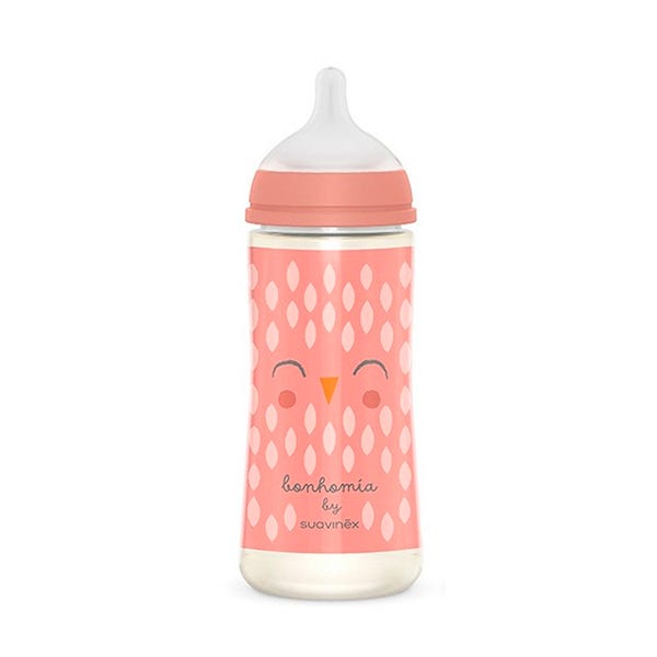 Premium nappflaska med fysiologisk silikonnapp | 360 ml